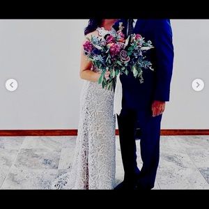 BHLDN Tadashi Shoji Vista Wedding Dress sz 6